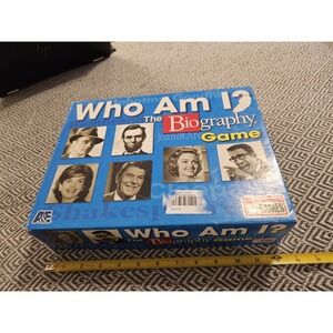 Vintage 2000 WHO AM I THE BIOGRAPHY GAME A&E COMPLETE By Endless Games